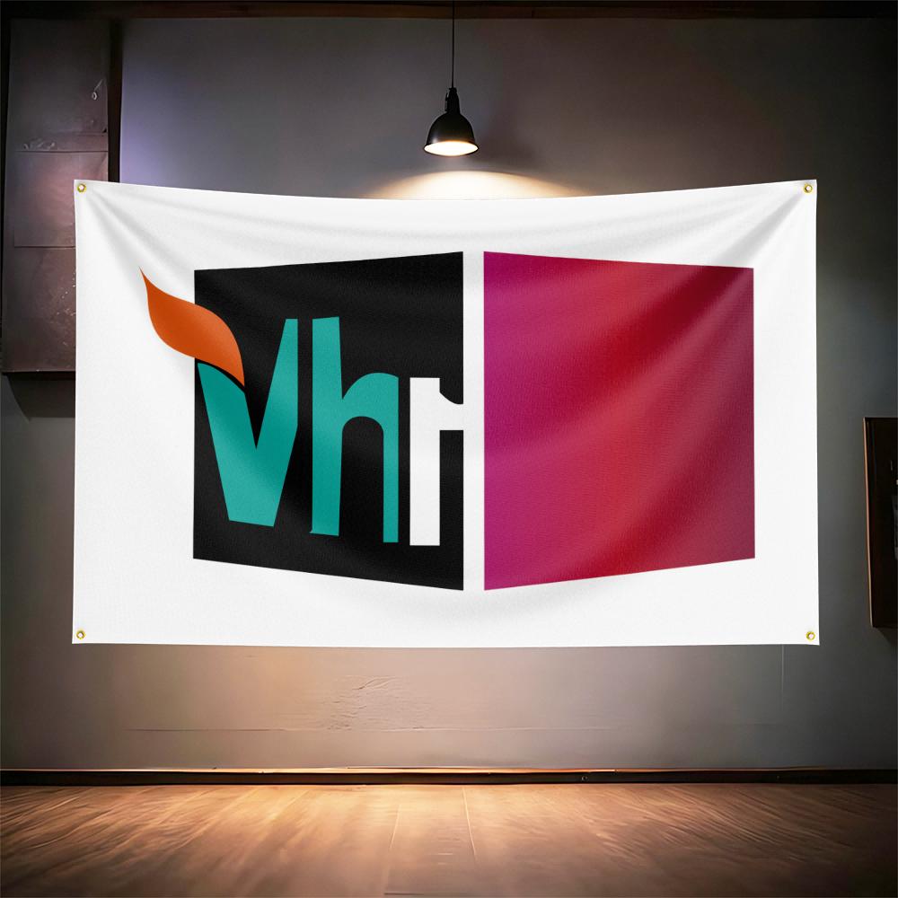 Rock Music Flag 3x5ft For Vh1 Fans Banner Hd Print Brass Grommet Garage Bedroom Living Room Dorm Wall Decor Tapestry