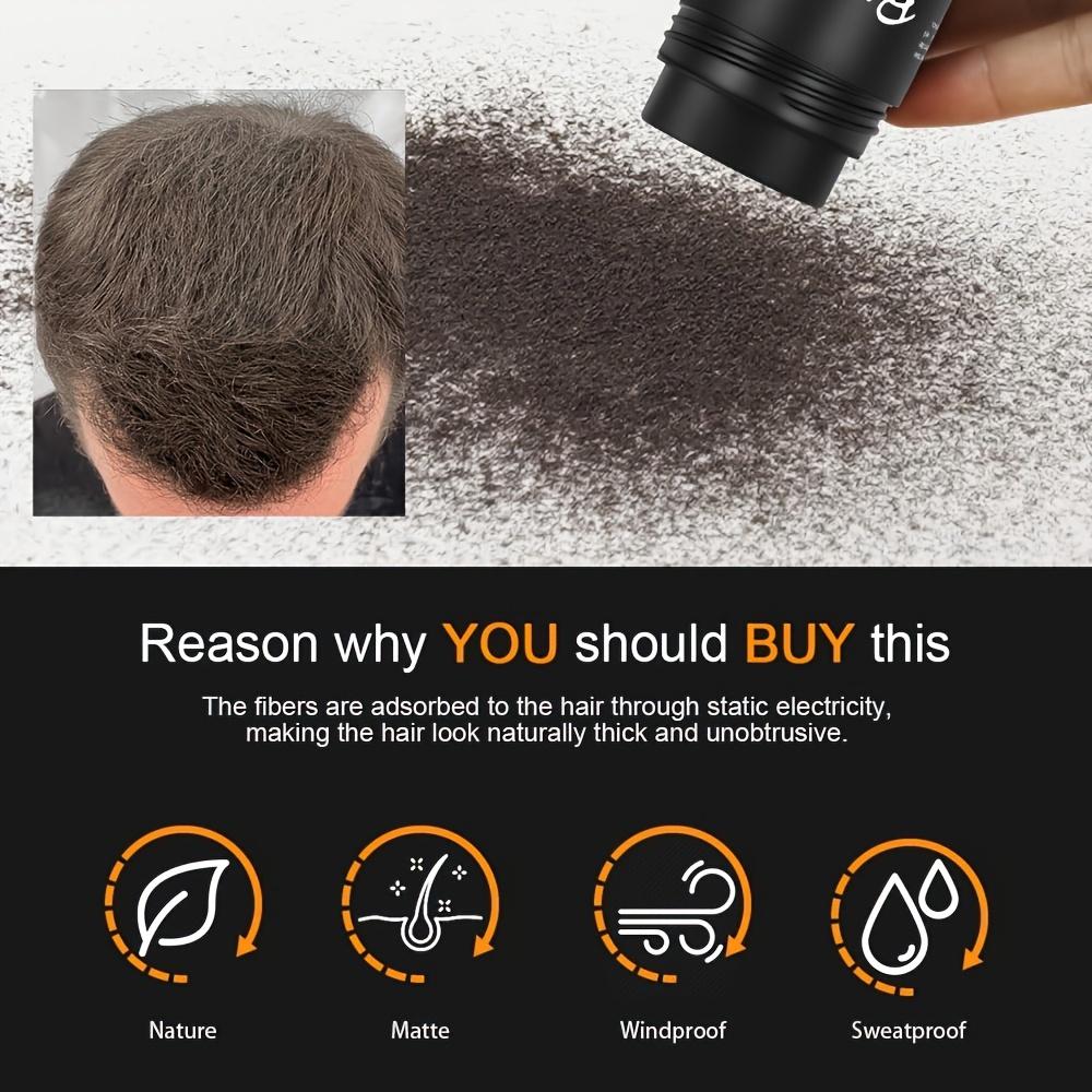 Волокна для наращивания волос BUNEE - 27,5 г мгновенно загущающий порошок для более густых, объемных укладок |, Идеально подходит для всех типов волос