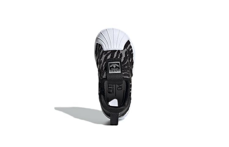 adidas Originals 360 I Нескользящие Низкие Скейтбордические Кроссовки Черно-Серые Для Младенцев И Малышей EE6277