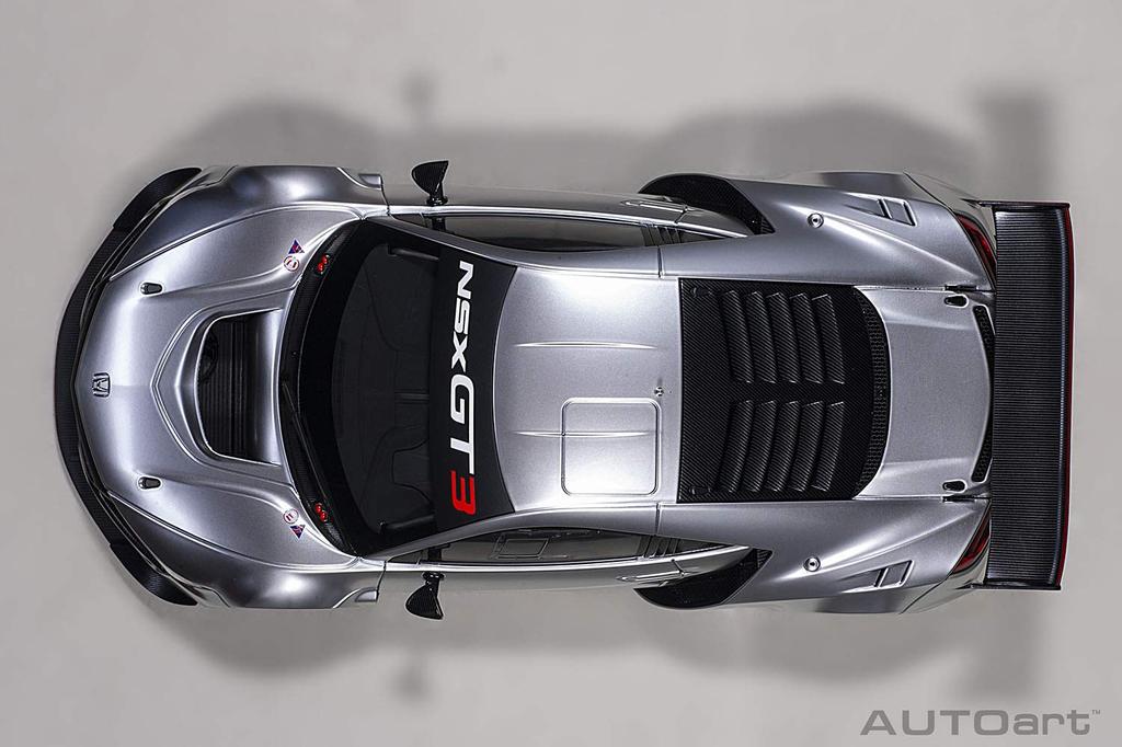 AUTOart Honda NSX GT3 2018 Hyper Silver Готовый продукт 81897 1/18