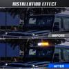 12V 24V Amber Yellow Truck Car Led Strobe Roof Lights Becaon Warning Emergency Rescue Magnetic Vehicle Ambulan 72SMD