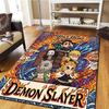 Ковер с индивидуальным именем Demon Slayer Kimetsu no Yaiba для гостиной, спальни, домашнего декора, игровой коврик на пол в тематике фильма -HE31