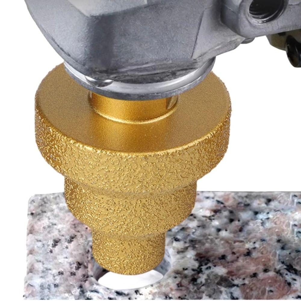 Tapered Cone Adamas Chamfer Drill Bit Multi Size Adamas Core Drill Bit Step Drill Bit For Granites