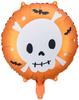 Skull Foil Balloon Halloween Birthday 45cm
