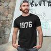 ФУТБОЛКА 1976 - ретро 70-х подарок на день рождения папа мама год рождения дата унисекс винтаж Унисекс Футболка