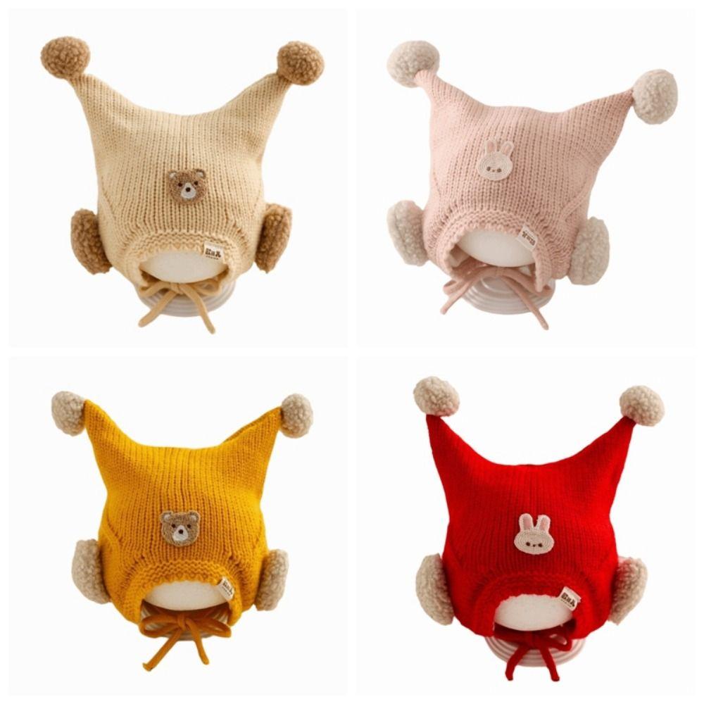 Cute Winter Baby Crochet Hat Cold-Resistant Kids Ear Protection Hat Winter Season