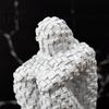 Офисные Настольные Скульптуры Мозаичная Абстрактная Фигура, Скульптура Мыслителя из Смолы для Домашнего Стола, Фигурка-Декор, Современное Искусство, Книжная Полка, Телевизор
