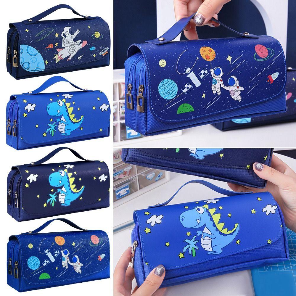 Высококачественная многослойная сумка для ручек большой емкости, сумка для хранения карандашей, чехол для канцелярских принадлежностей