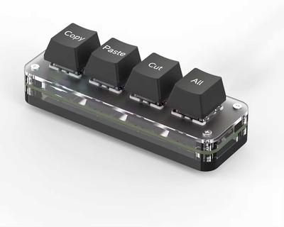 XYZA Tiny Keyboard Копировать Вставить Вырезать Все Выбрать Клавиатура 4 клавиши Черная XA-TK4KPC