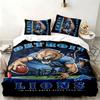 Detroit Lions 3pc set Perfect for bedroom use Comfortable bedding set includes a duvet cover and two pillowcases Ideal birthday or Christmas gift