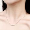 Ожерелье Jbans Classic с треугольным срезом и наконечником-трубочкой (C2403-An801_Sv)