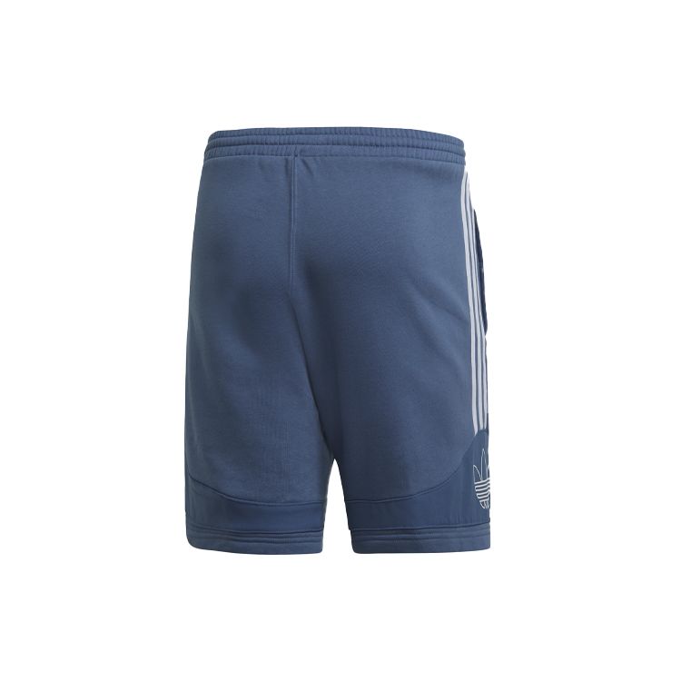 adidas Originals Trefoil Ts Trf Повседневные шорты со средней талией Мужские брюки синие ED7113