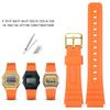 14 16 18 мм Выпуклый полимерный ремешок для часов Casio F-84/91W/94/105 AE1200/1300/F91W/W218/F108 Спортивный сменный браслет ремешок