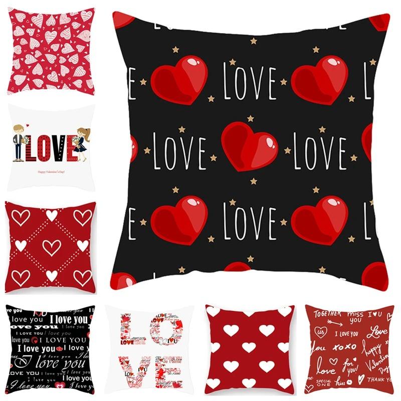 Valentine's Day Gift Decorative Pillowcase Office Living Room Car Ornaments Home Pillowcase