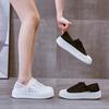 White Shoes Women's Shoes Summer New Single Breathable Mesh Shoes Hollow Thin and All-Matching Ins Sports Board Shoes