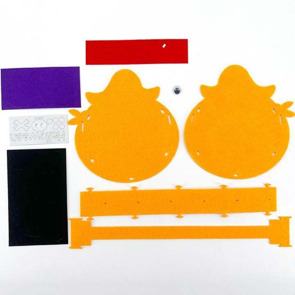 Ghost Bat DIY Trick or Treat Bag Non-woven Fabric Pumpkin Handbag DIY Halloween Candy Bag  Toddlers