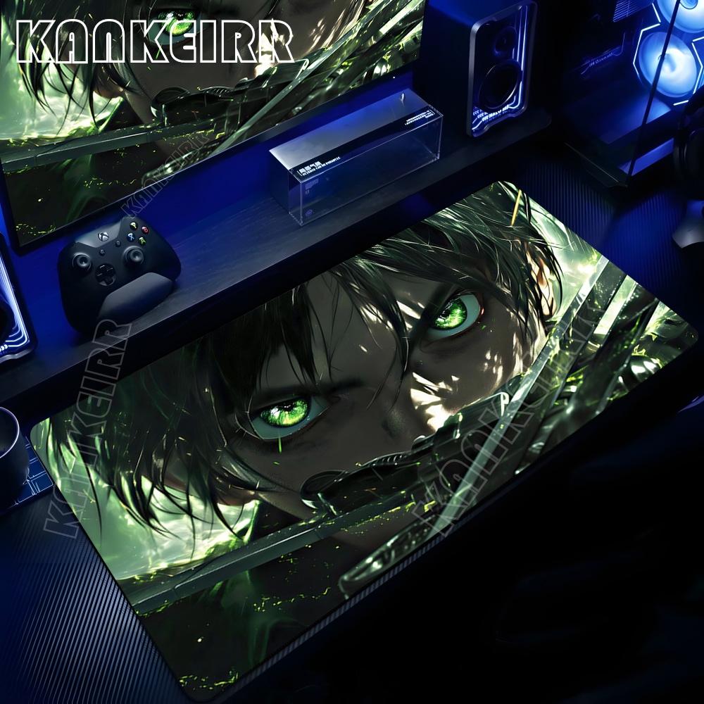 Attack On Titan Anime Mouse Pad Computer Non-slip Gaming Mousepad XXL Locking Edge Game PC Laptop Keyboard Mouse Mat Desk Carpet