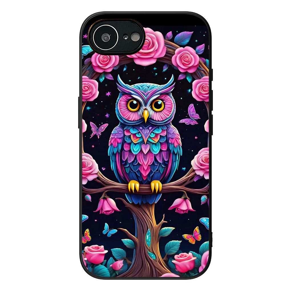 Soft Cover for Samsung Galaxy S22 S21 S20 FE Ultra Plus A35 A36 A55 A37 A33 A34 A57 Coque Phone Case Bird Owl Comics Lovely