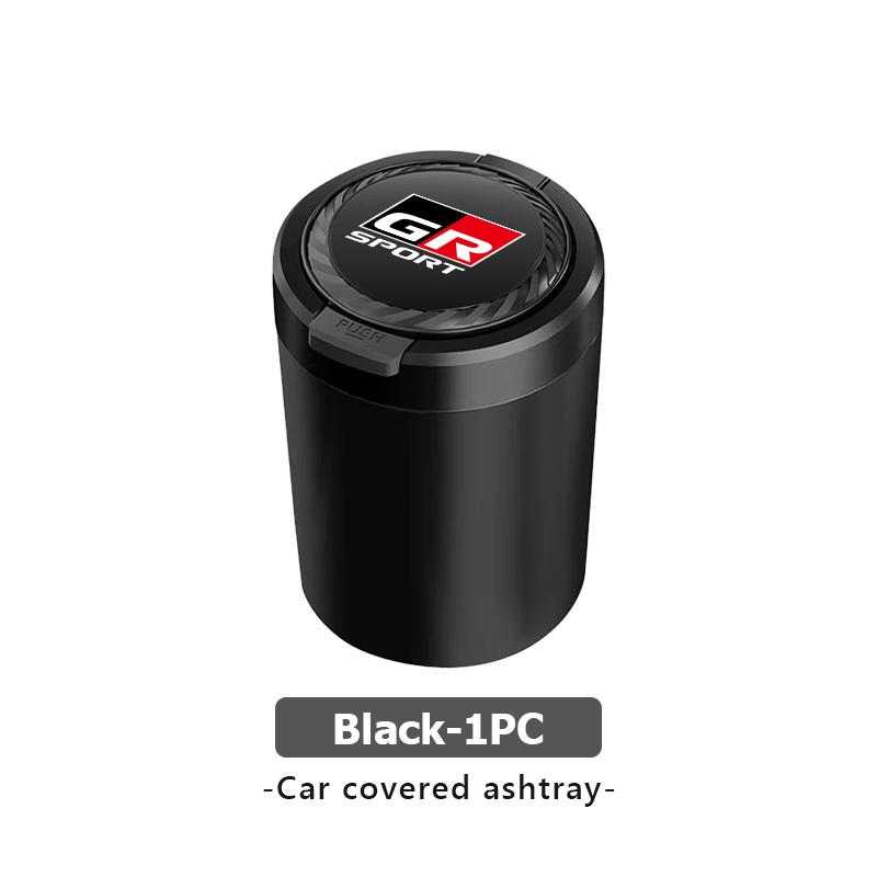 VCA2  For Toyota Car Ashtray One Touch Open Portable Ashtray Cup Auto Interiors GR Yaris Corolla Prius Aqua Vios Mirai Hilux Auris CHR