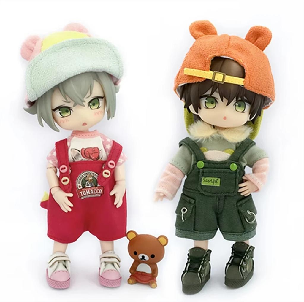 Фигурка ребенка OB11 Аксессуары для ob11 Шапка-кролик obitsu 11 Molly Gsc 1/12 BJD Аксессуары для кукол Одежда BJD Одежда для младенцев 4 цвета