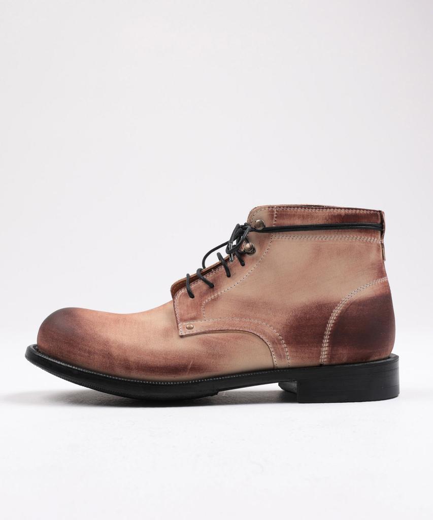 Brenowelt 802 Burnished Nubuck 4-Inch Workchurk Goodyear Welt Half-Red Sole