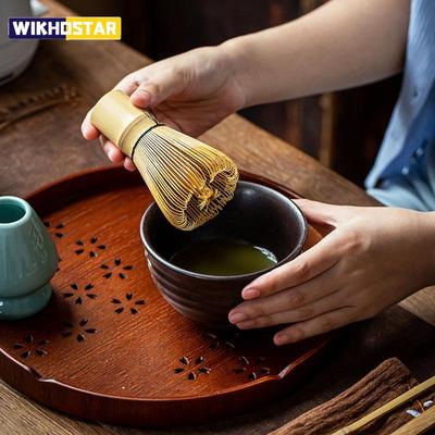 Кисть для заваривания чая 100Mesh Чайная утварь Японская церемония Бамбук Часен Кухонные принадлежности Зеленый порошок для чая Маття Венчик для заваривания чая Набор для заваривания чая Матча