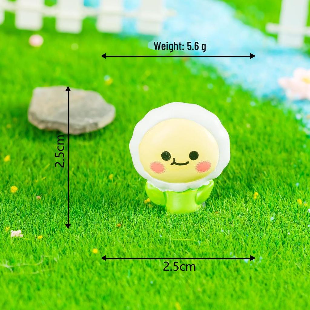 Растения детского сада против. Милый зомби-микроландшафтный декор, глухая коробка