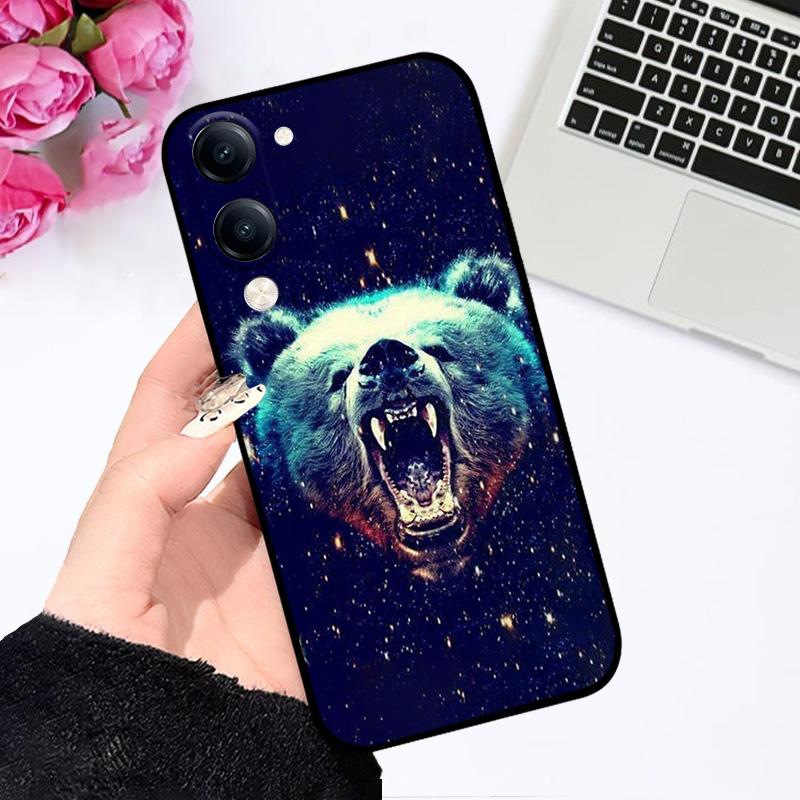 Чехол для Vivo Y04 Y 04 4G Модный цветной окрашенный чехол для телефона Мягкий силиконовый TPU Бампер Оболочки для VIVO Y29s 5G Чехлы