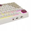 Механическая клавиатура RK N80 75% RGB для геймеров Hot Swap Трехрежимная Красный переключатель
