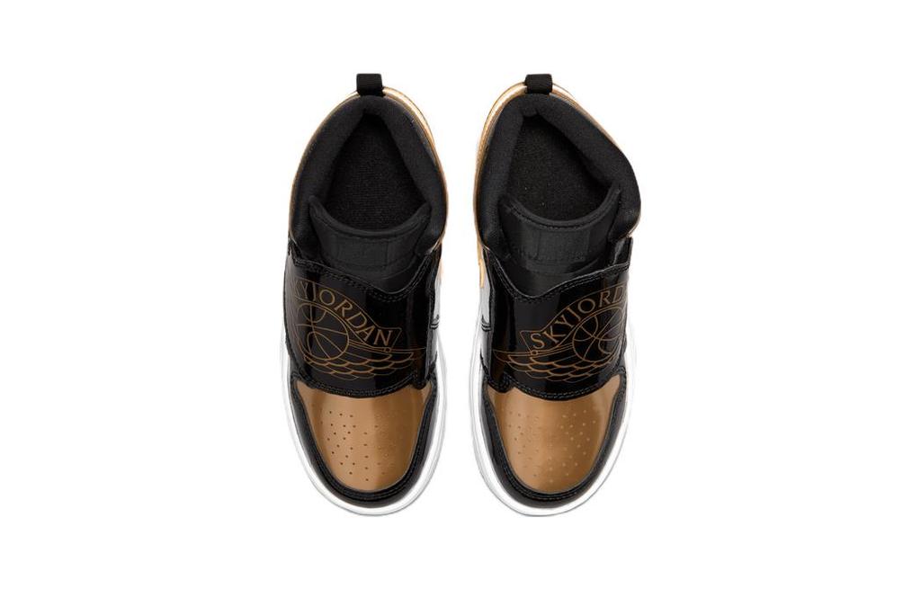 Jordan Sky Jordan 1 Mid Черный Металлик Золотой Белый PS DV6069-071