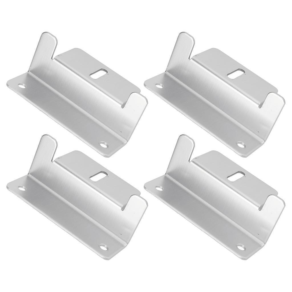 4 шт./компл. Монтажные Z-кронштейны для солнечных панелей из высокопрочного алюминиевого сплава для автомобилей, автодомов, яхт, судов