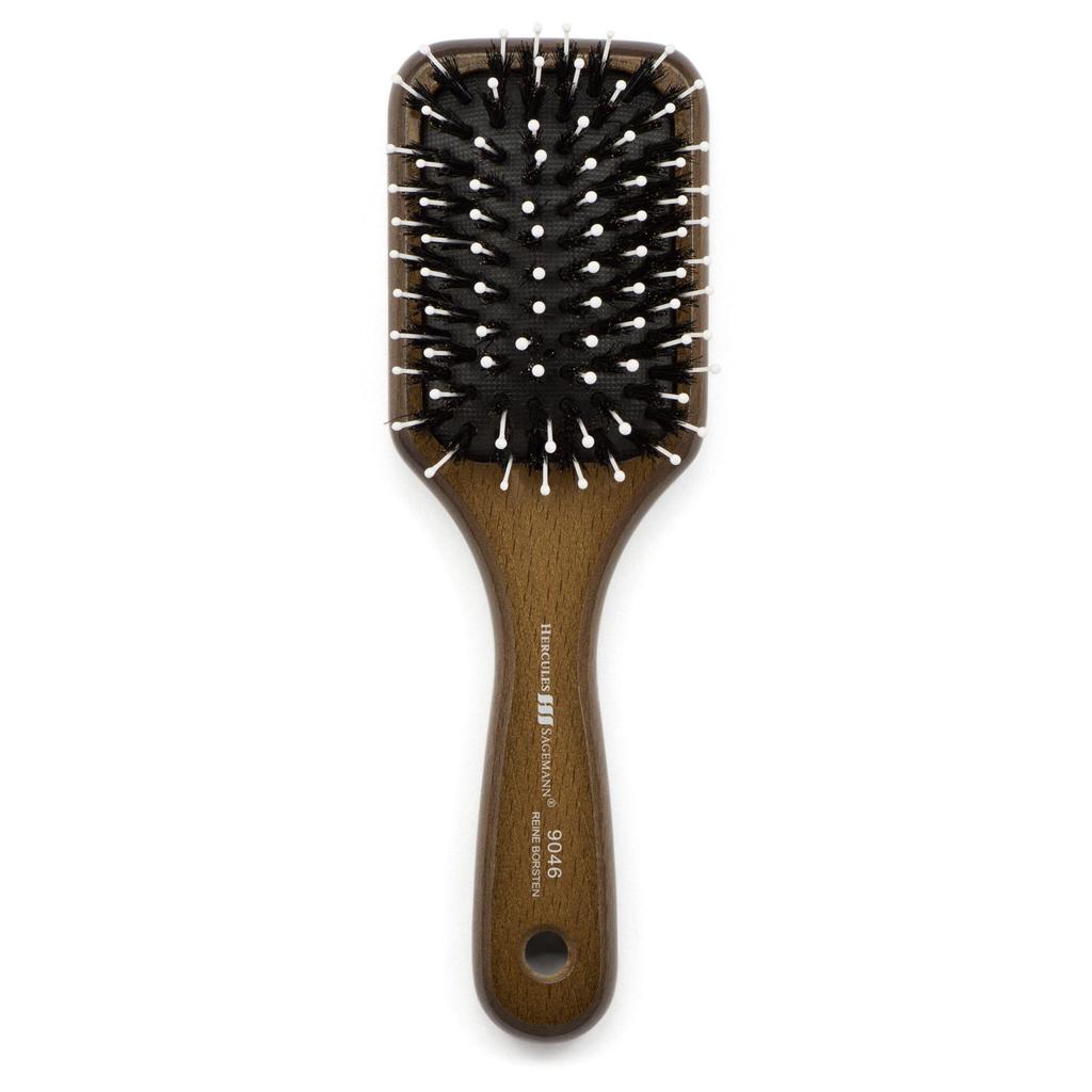 Boar Bristle Paddle Hair Brush 9046