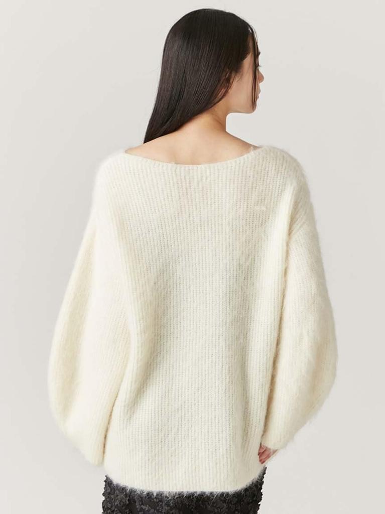 FRAY I.D. Thule Alpaca Loose Knit FWNT245092 Women's IVR