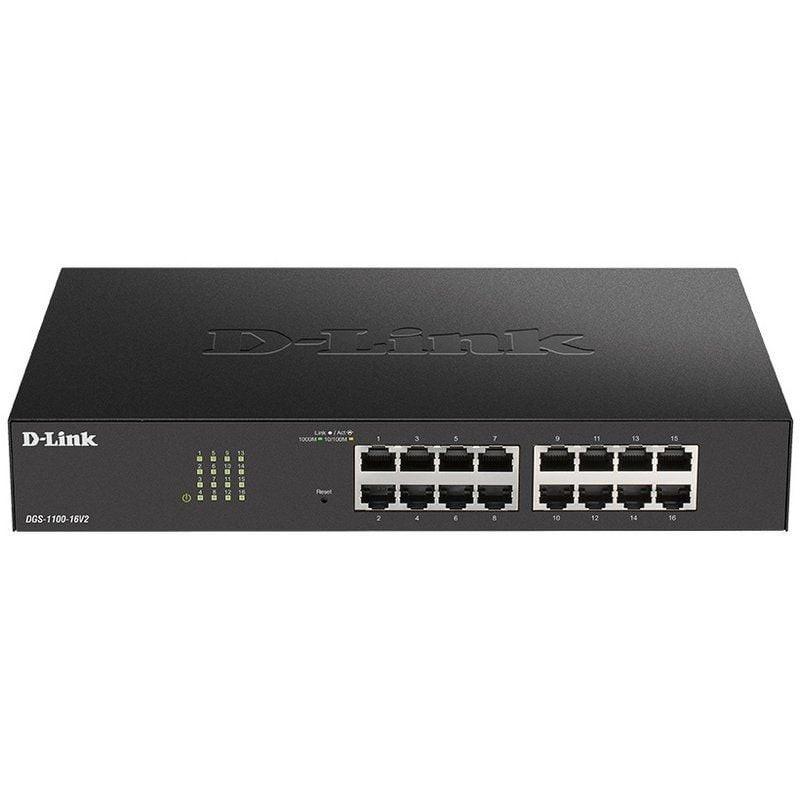 DLINK - D-link Dgs-1100-16v2 Manageable Switch 16 Ports/rj-45 Gigabit 10/100/1000
