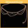 Metal Multilayer Waist Chain For Women With Artistic Engraving Fashion Accessory