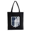 Attack On Titan Titan Attack Shingeki No Kyojin Canvas Bag Mochilas School Anime Designer Shoulder Bag Women Shopper Bag Bolsas