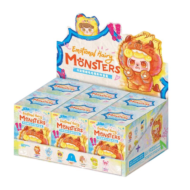 Музыкальный плюшевый монстрик Q Odd and Even Tide, подвеска-сюрприз в слепой коробке - Скрытое издание, мультяшная кукла в подарок