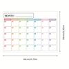 Weekly and Monthly Plan Table, Plan Board, Magnetic Whiteboard Calendar, Refrigerator Magnetic Message Plan Board
