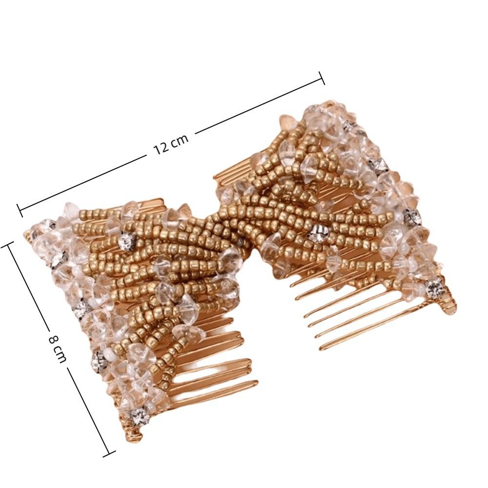 DIY Hair Comb Elastic Hair Claw Hairpin Fashion Newlywed Hairpin For Head Decoration