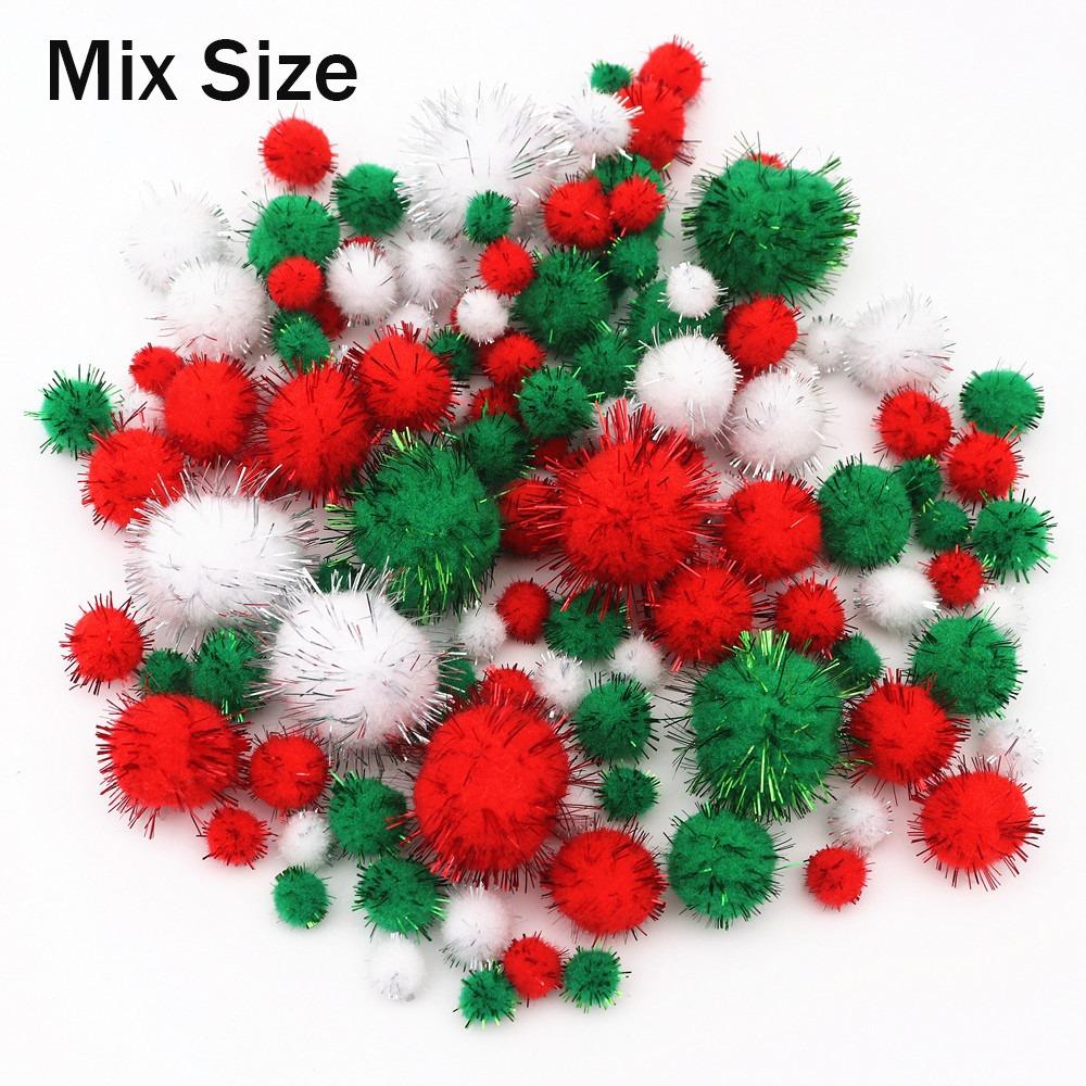 10-30mm Xmas Tree Decorative Ball Brightly Colored Christmas Craft Supplies Christmas
