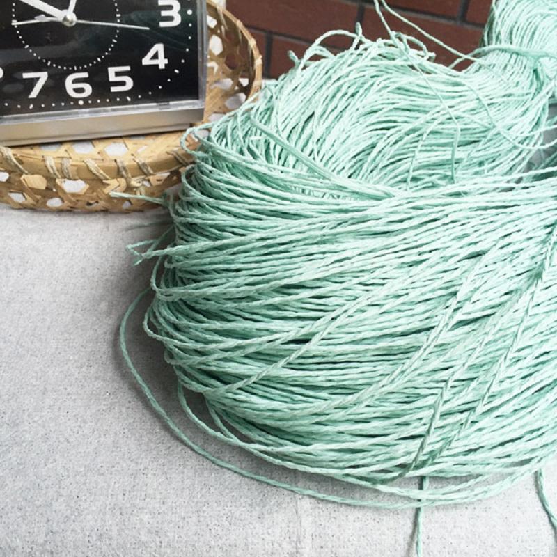600 метров 500 г натуральной рафиальной соломенной пряжи для ручного вязания крючком летней шляпы, сумки, подушки, корзин, вязального материала, поделок DIY