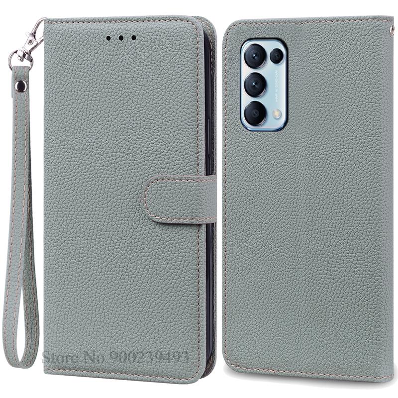 Для OPPO Find X3 Lite Чехол Мягкий Силиконовый Кошелек Кожаный Флип Чехол Для OPPO Find X3 Lite 5G Чехол-Книжка Чехол Чехол Fundas Shell