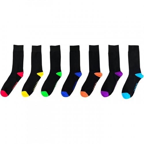 Firetrap Mens Contrast Detail Ankle Socks (Pack of 7)