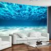 VIKAMA Глубоководный свет и тень Гобелен Волнистый градиент синий Гостиная Диван Стена Медитация Вдохновленный океаном Домашний декор