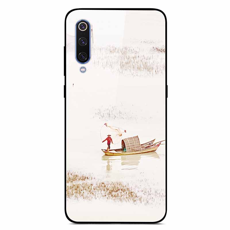 Чехлы для Xiaomi Mi A3 Роскошные Чехлы для Телефона из Закаленного Стекла Космические для Xiaomi MI 9 Lite Чехол 9lite MiA3 Жесткий Защитный Задний Корпус