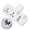 Household 4 Way Electrical Plug Smart Plug Outlets Power Board Adapter Surge Protector USB Socket