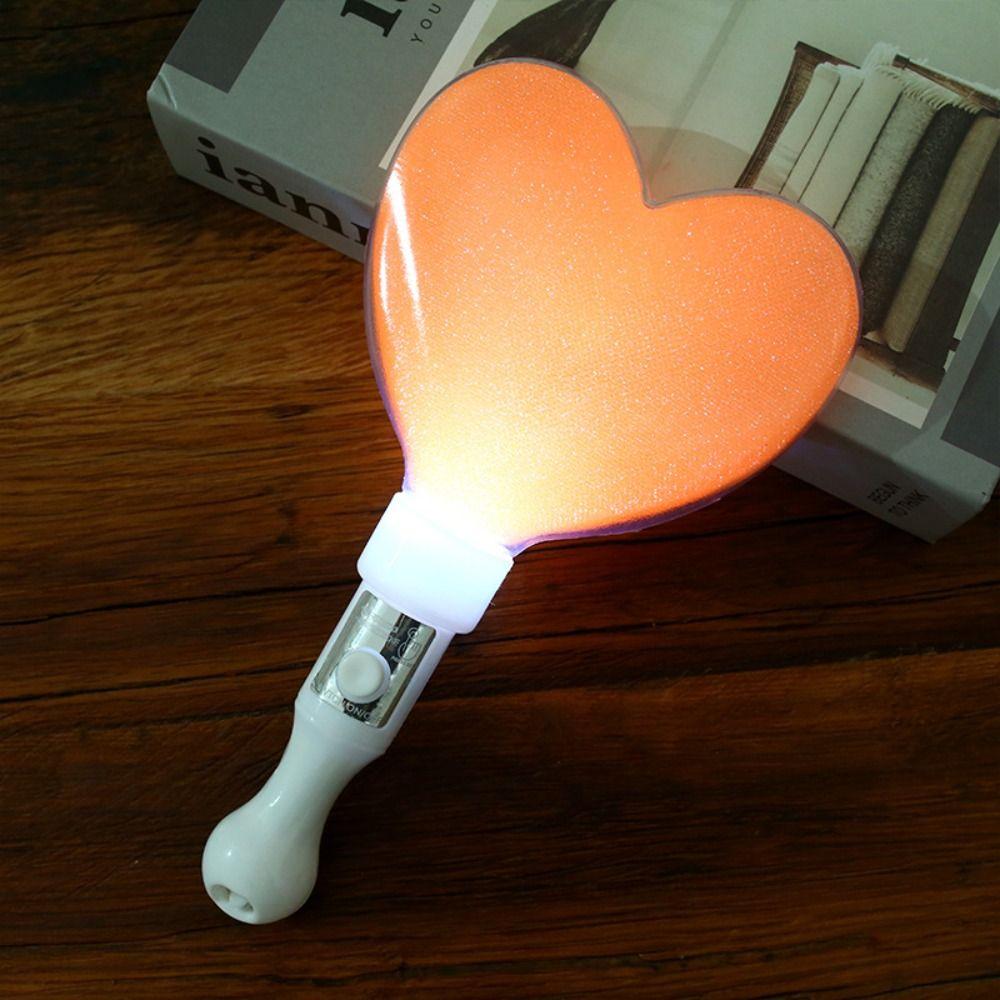 Star Heart LED Glow Stick Mini Concert Light Stick LED Glow Luminous Stick Music Festival