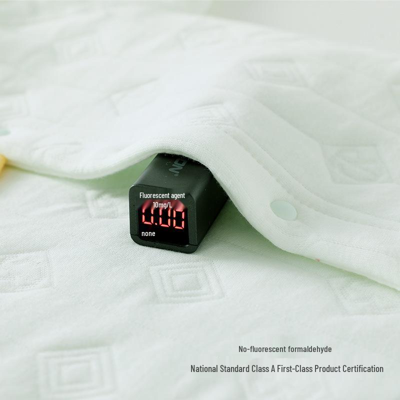 Аньян Детский мультяшный теплый ромпер со следами - Детская пижама Хлопковое нижнее белье