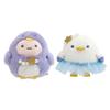 San-X Sumikkogurashi "Penguin Lagoon" Mini Plush Toy Set: Tapioka & Umineko (Seashell) - Seashell, Summer, Cute, Soothing, Limited Edition