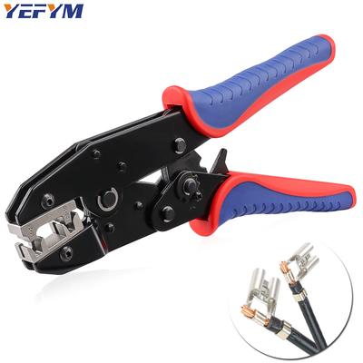 Инструмент для обжима клемм типа «флажок», клещи для обжима проводов с храповым механизмом. Подходит для AWG 20-13(0,5-2,5 мм²)и служит в качестве электрического обжимного инструмента.